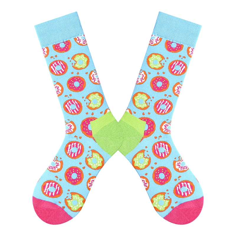 Women’s Block Check Tube Socks – Moisture-Absorbing Urban Fashion Socks
