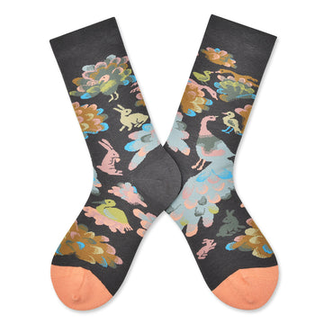 Gallery Edit Combed Cotton Crew Socks