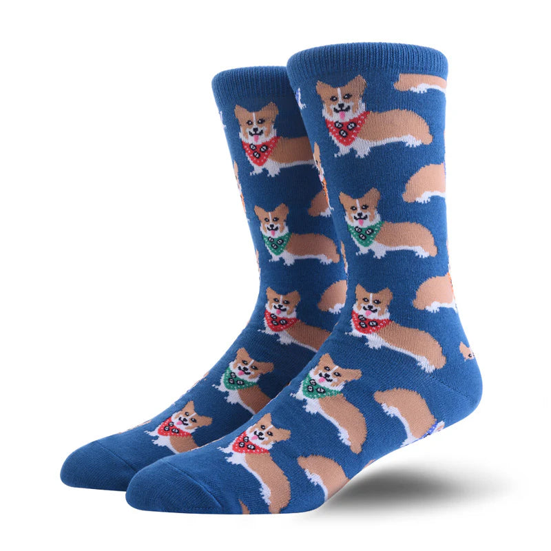 Men’s Urban Leisure Crew Socks – Lightweight Breathable Long Socks