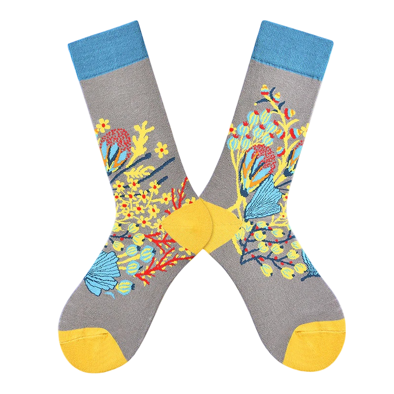 Women’s Checkerboard Long Crew Socks – Korean-Inspired Winter Streetwear Socks