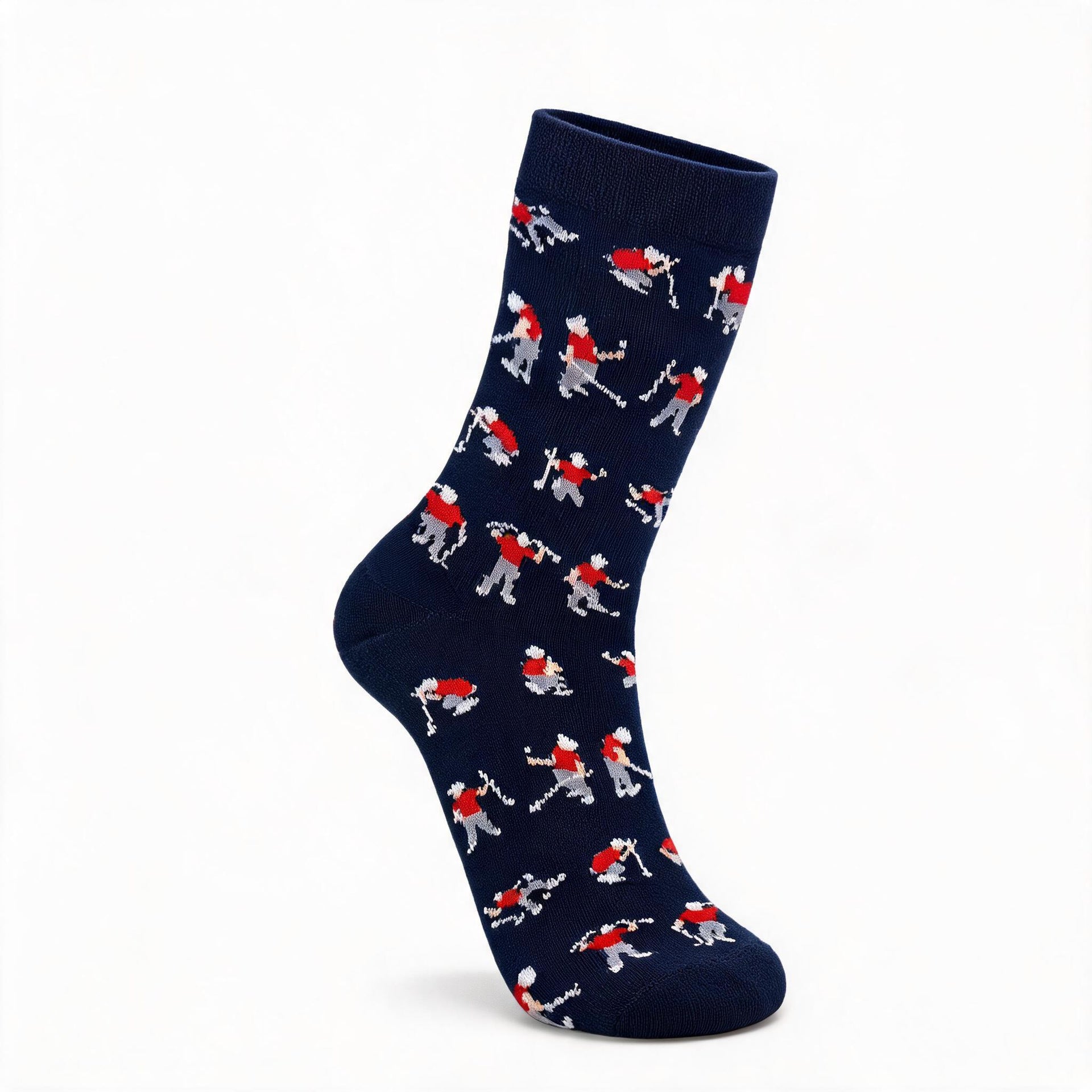 Men’s Fairway Icon Crew Socks – Classic Novelty Business Casual Socks