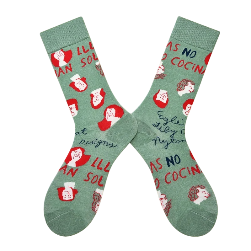 Women’s Pop-Art Produce Tall Socks – Colorful Everyday Cotton-Blend Socks