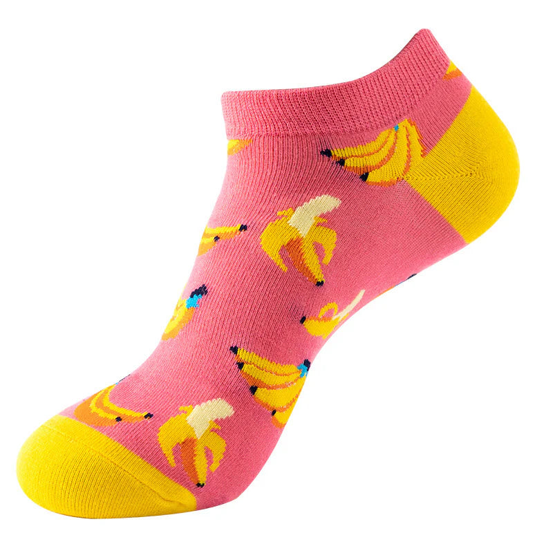 Unisex Color-Pop Ankle Socks – Cute Casual Short Socks for All Seasons