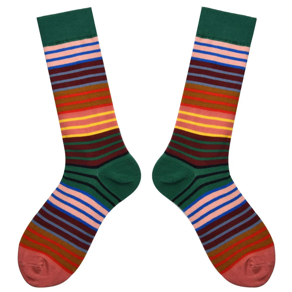 Women’s Quirky Mascot Jacquard Crew Socks – Moisture-Absorbing Cotton-Blend Socks