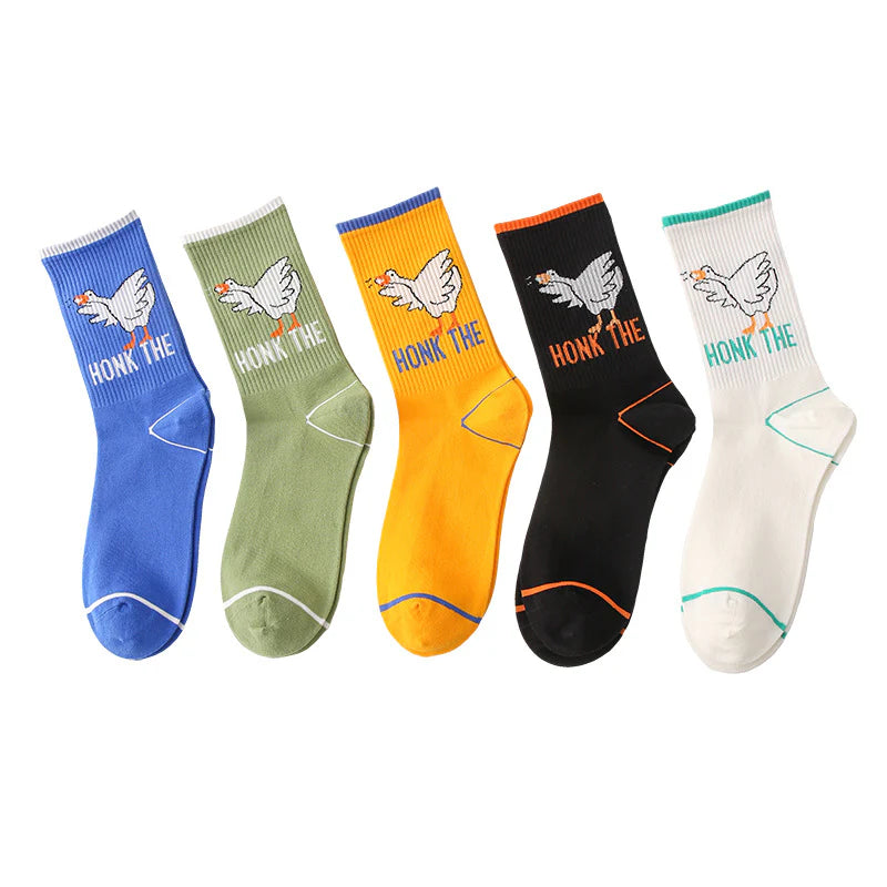 Women’s Sweet Stitch Detail Crew Socks – Lightweight Spring Autumn Cotton Socks