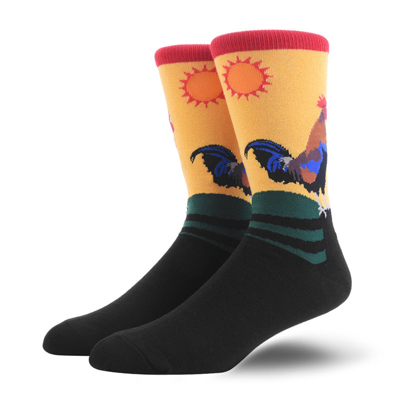 Men’s Breathable Everyday Crew Socks – Soft Casual Mid-Calf Socks