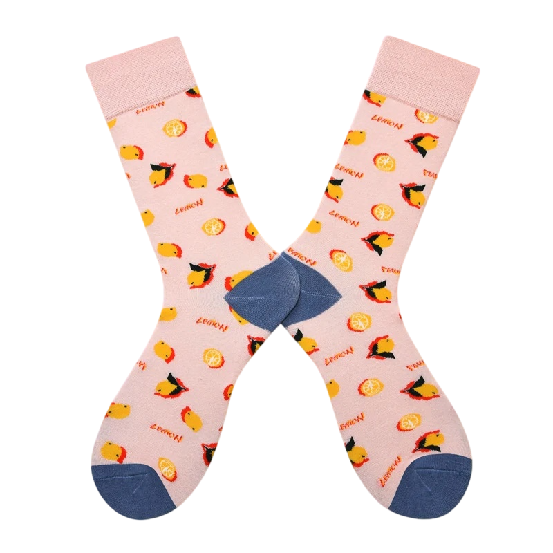 Unisex Juicy Character Tube Socks – Creative Matching Casual Long Socks
