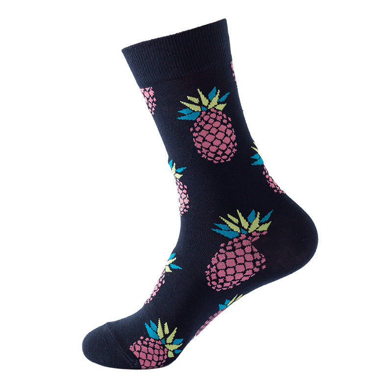 Fruit Pattern Crew Socks