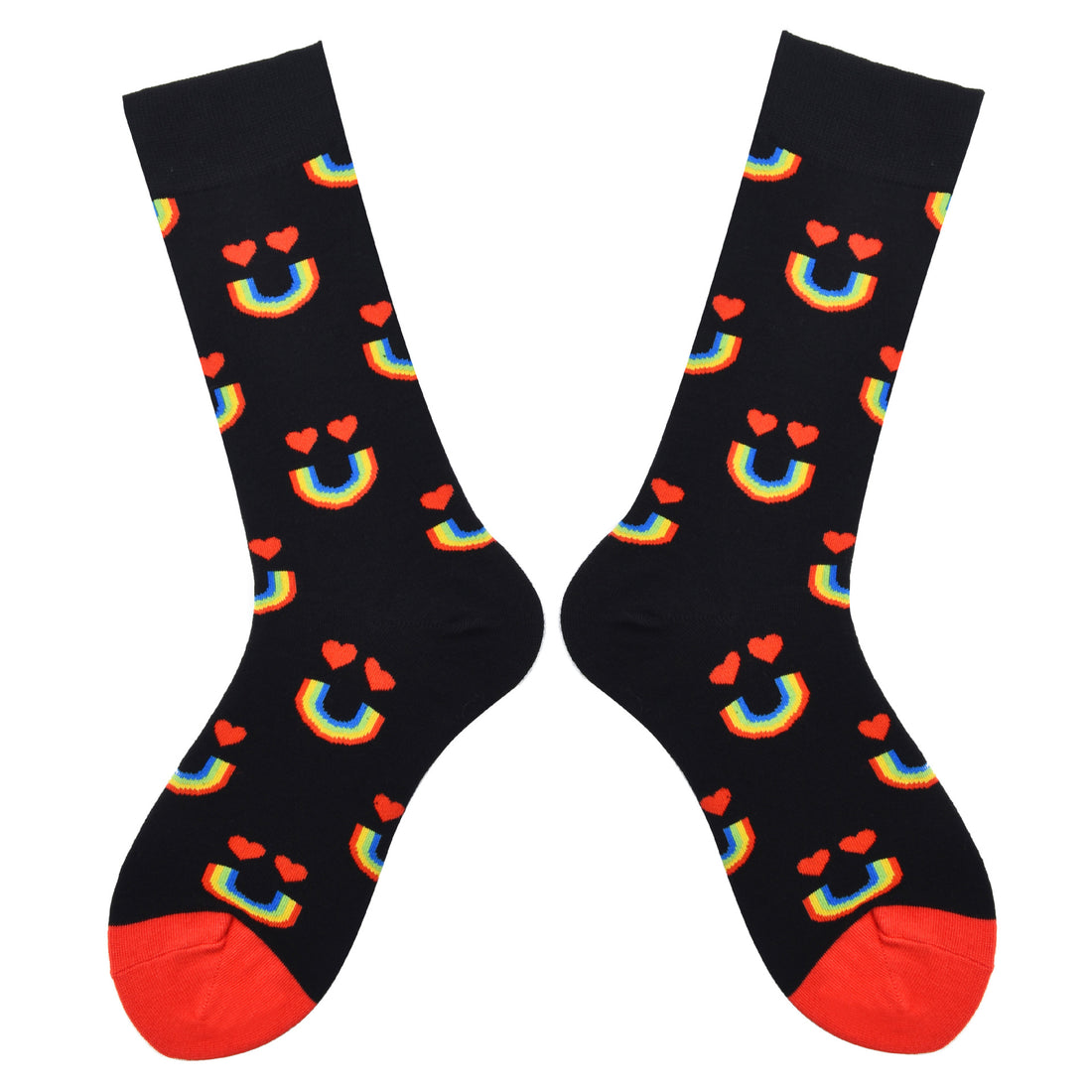 Women’s Playful Woven Character Mid-Calf Socks – Soft Everyday Novelty Socks