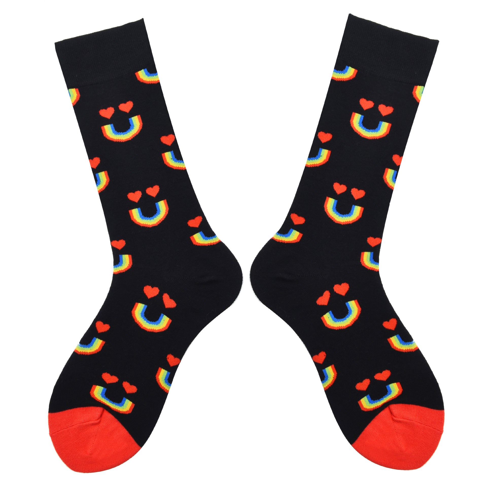 Women’s Playful Woven Character Mid-Calf Socks – Soft Everyday Novelty Socks
