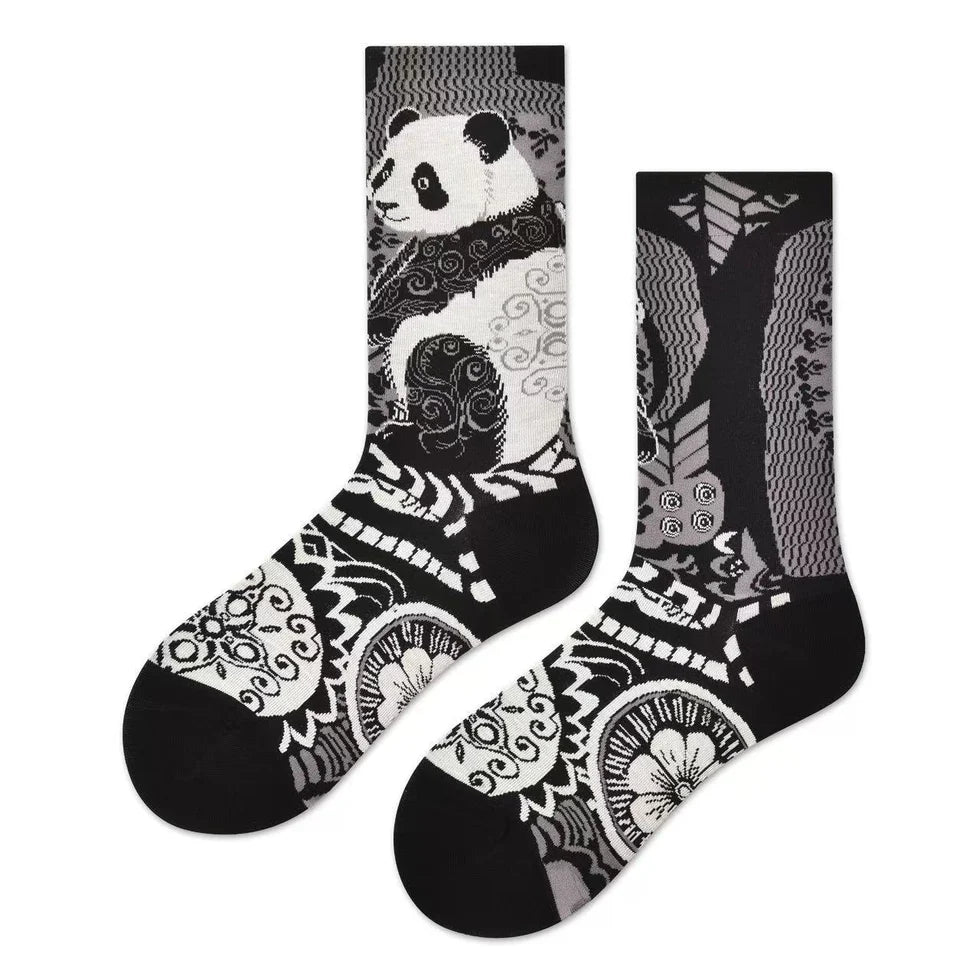 Women’s Mulberry Silk-Blend Crew Socks – Japanese-Inspired Lightweight Summer Socks