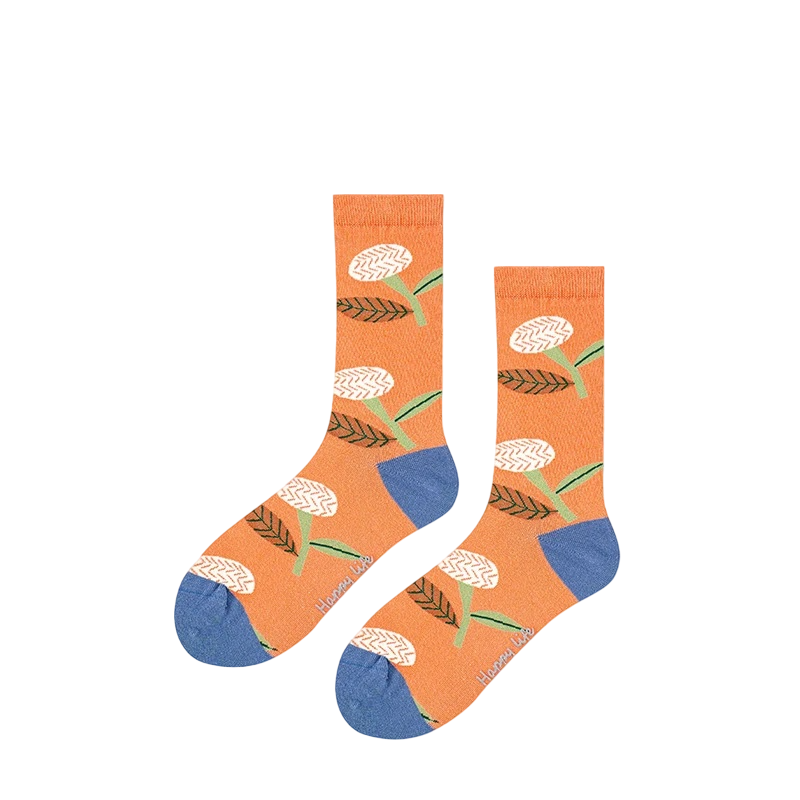 Women’s Impressionist Critter Long Socks – Soft Art-Inspired Everyday Socks
