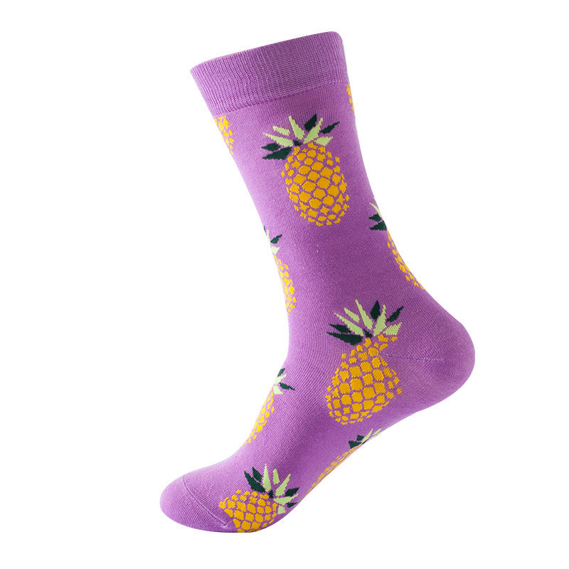 Fruit Pattern Crew Socks