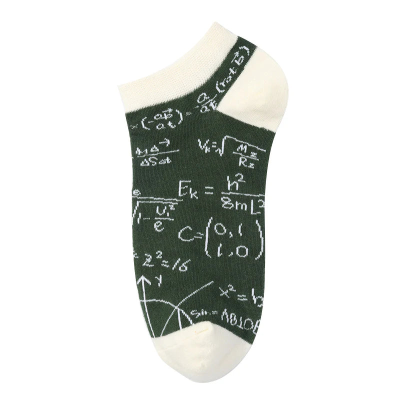 Unisex Summer Fruit Pattern Boat Socks – Thin Low Cut Cotton Socks