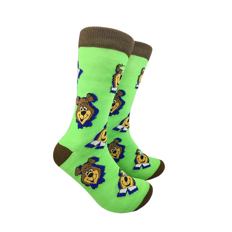 Unisex Wacky Wildlife Long Crew Socks – Novelty Animal Socks for Autumn Winter