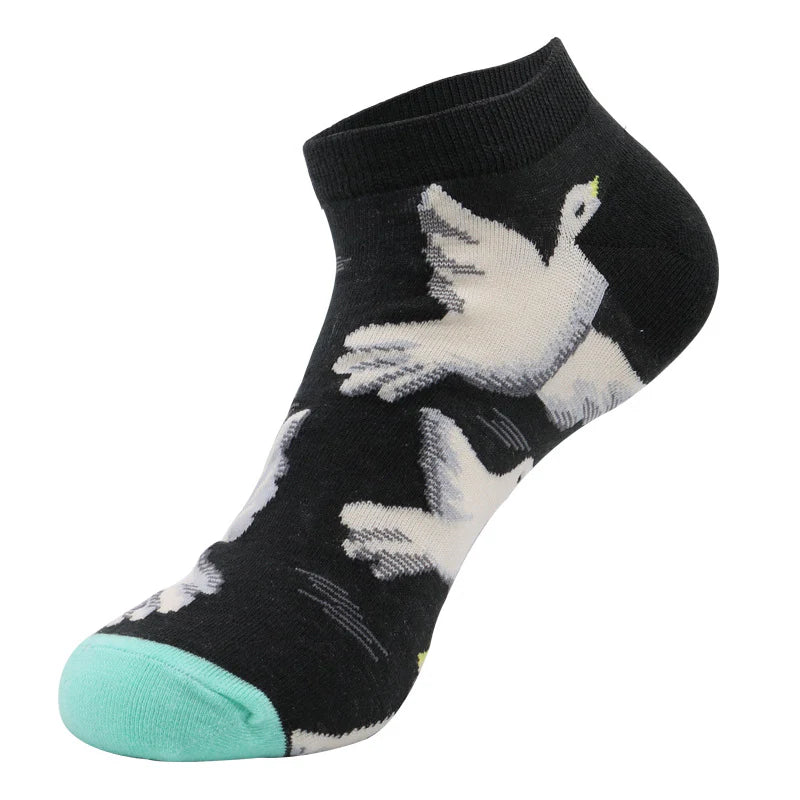 Men’s Juicy Fruit Liner Socks – Breathable Short Socks for Warm Weather