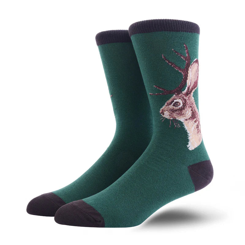 Men’s Urban Leisure Crew Socks – Lightweight Breathable Long Socks