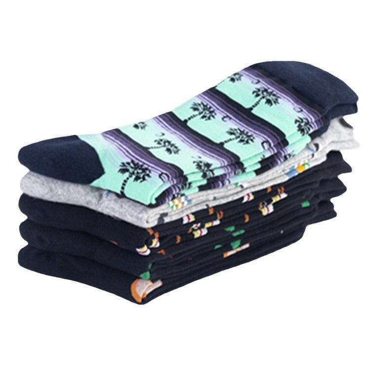 Graphic Casual Crew Socks - Grilled Wings
