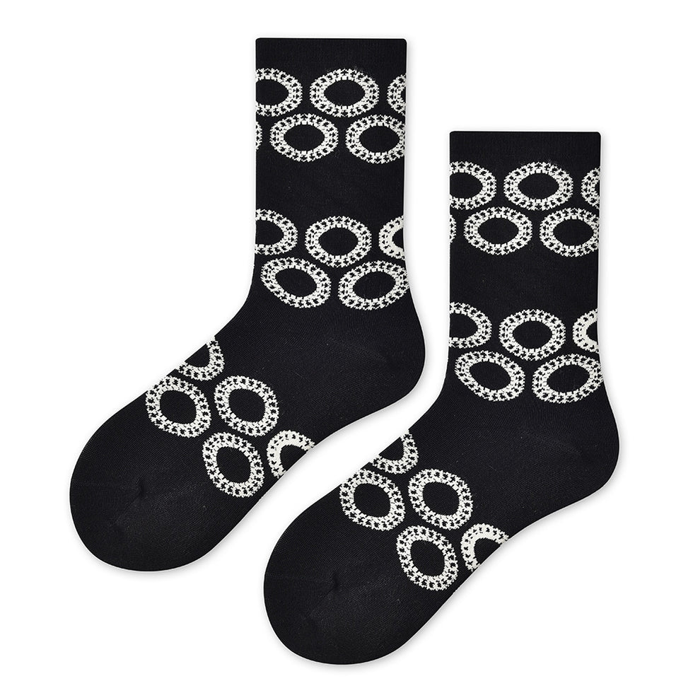 Women’s Refined Silk-Blend Mid-Calf Socks – Minimal Luxe Spring Summer Socks