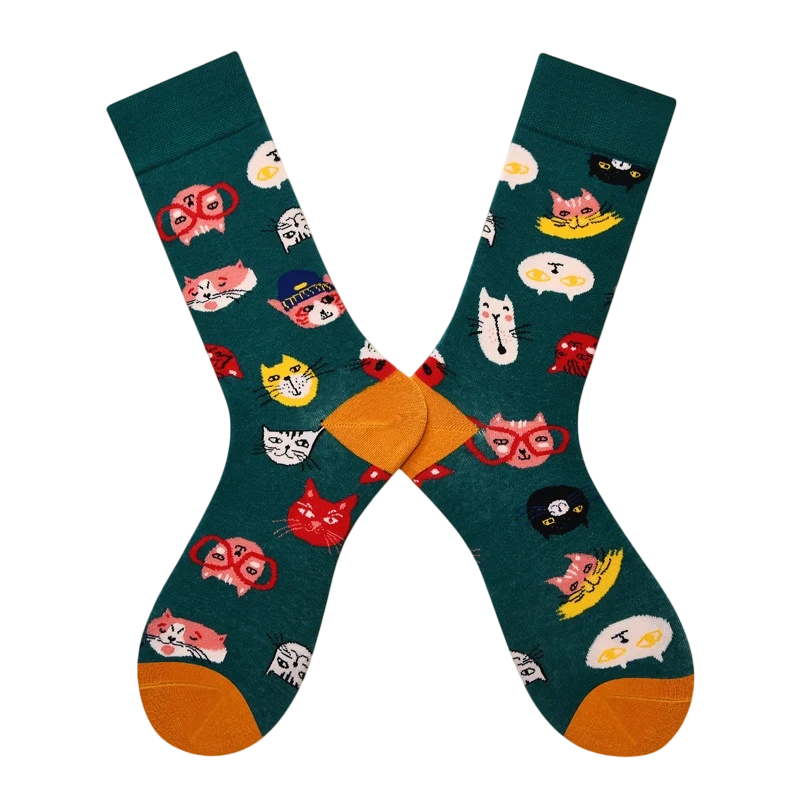 Unisex Juicy Character Tube Socks – Creative Matching Casual Long Socks