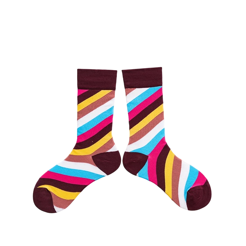 Unisex Oddball Cartoon Tube Socks – Creative Casual Socks for Couples