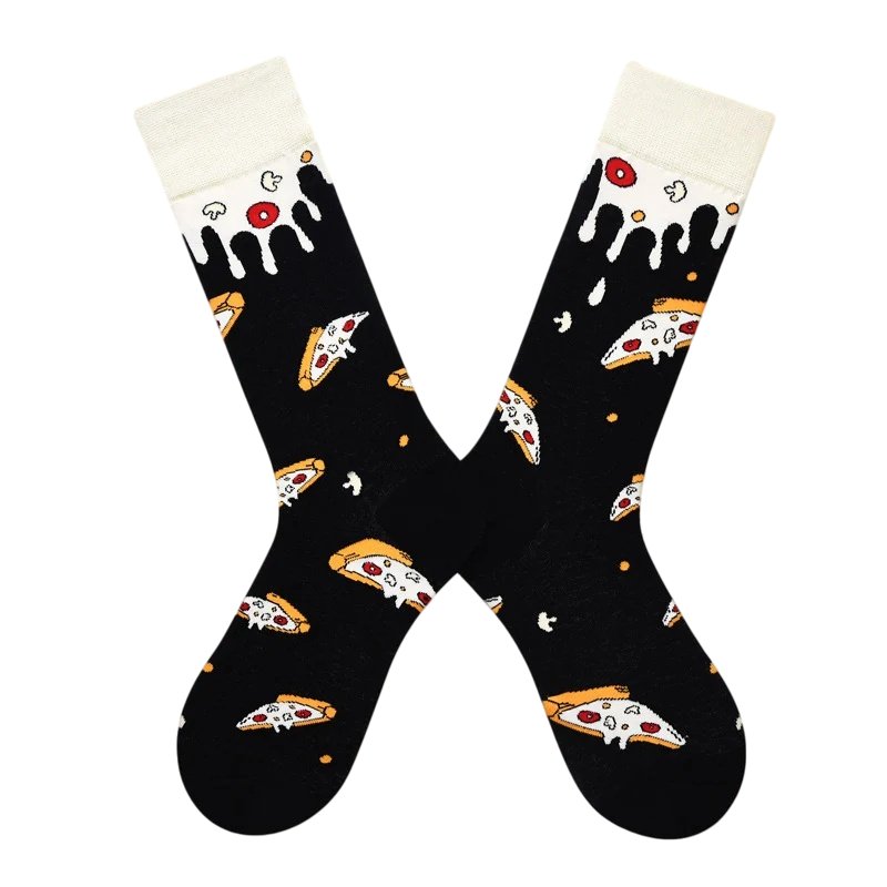 Unisex Whimsical Orchard High Socks – Fun Couple Streetwear Socks
