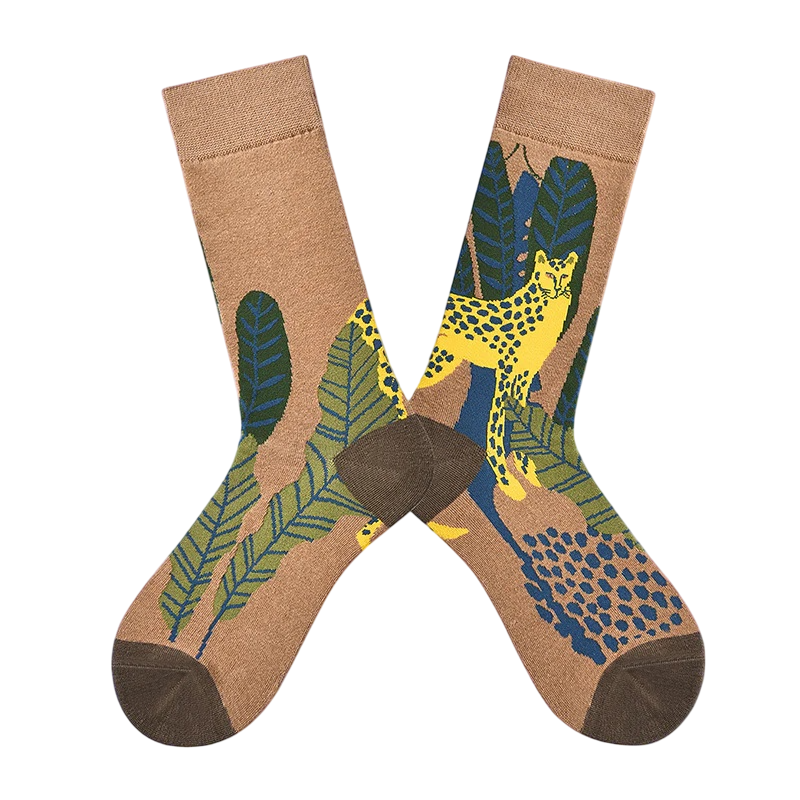 Women’s Boutique Street Style Long Socks – Elegant Autumn Winter Crew Socks