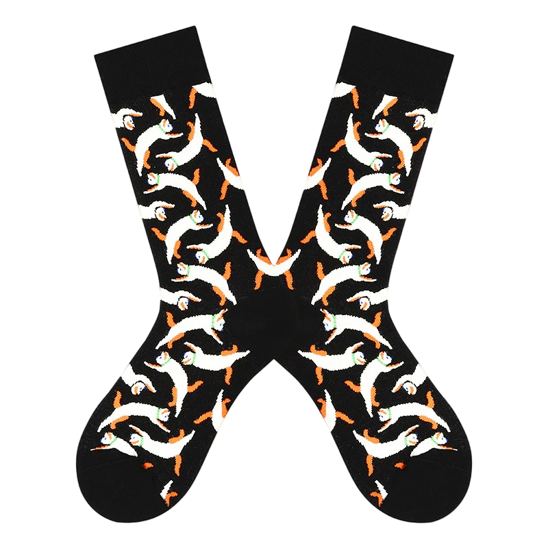 Women’s Parisian Chic Crew Socks – Casual Fall Winter Fashion Socks