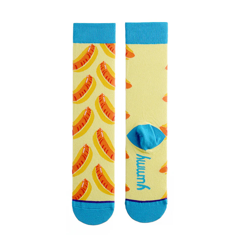 Women’s Desert Doodle Tube Socks – Playful Plant-Inspired Casual Socks
