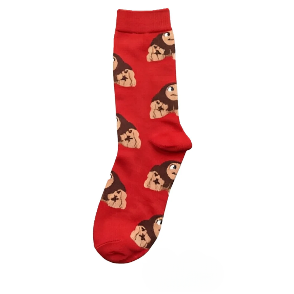 Women’s Cartoon Animal Long Crew Socks – Casual Cotton Athletic Socks