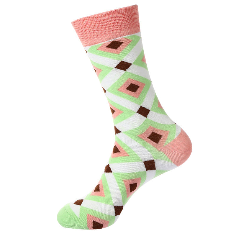 Women’s Heritage Plaid Crew Socks – British Casual Cotton Long Socks