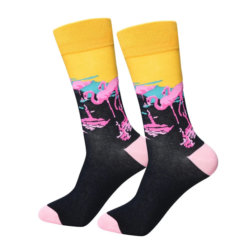 Men’s Essential Smooth-Toe Crew Socks – Combed Cotton-Blend Everyday Socks