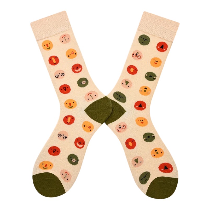 Unisex Juicy Character Tube Socks – Creative Matching Casual Long Socks