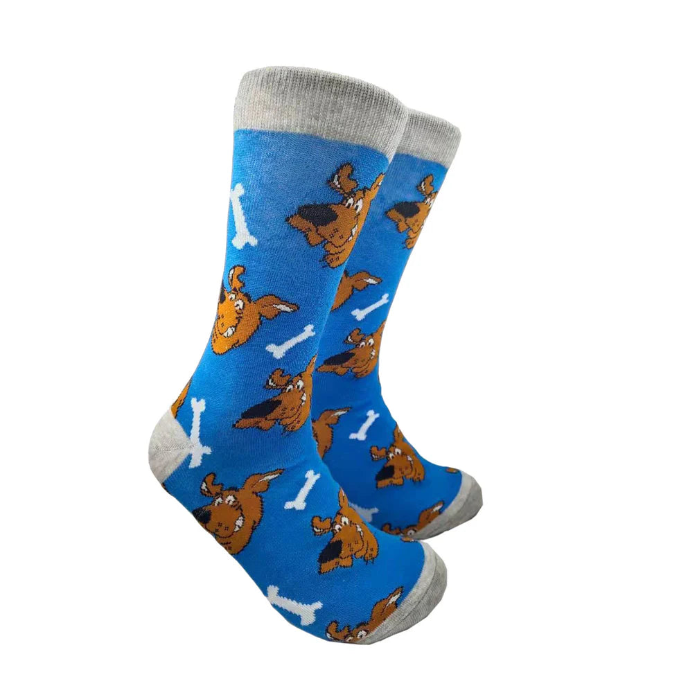 Unisex Wacky Wildlife Long Crew Socks – Novelty Animal Socks for Autumn Winter