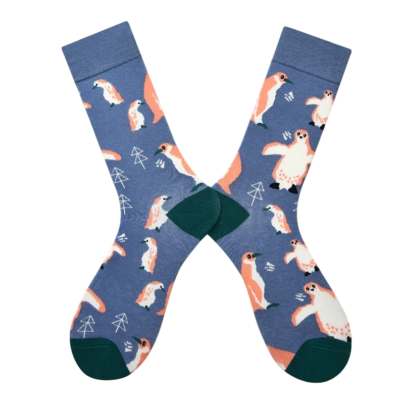 Women’s Pop-Art Produce Tall Socks – Colorful Everyday Cotton-Blend Socks