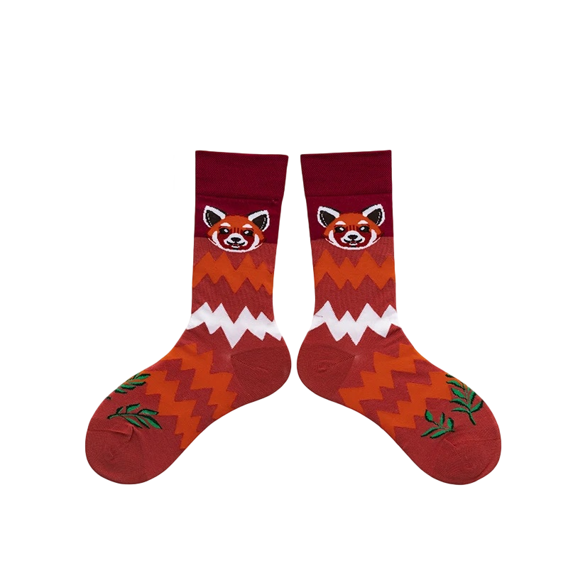 Unisex Playful Doodle Mid-Calf Socks – Casual Couple Streetwear Socks
