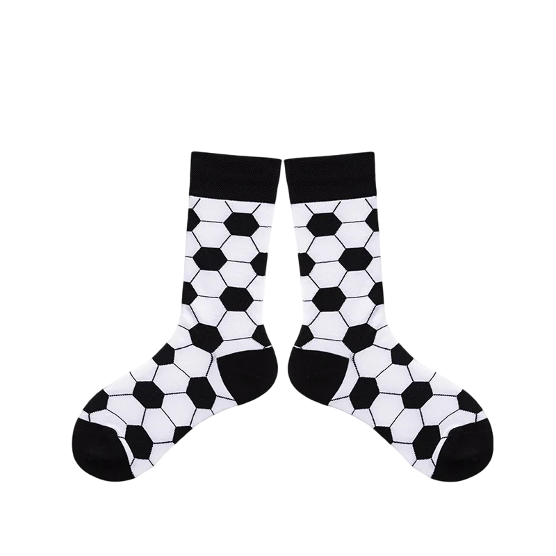 Unisex Graphic Icon Long Crew Socks – Quirky Cool-Season Matching Socks