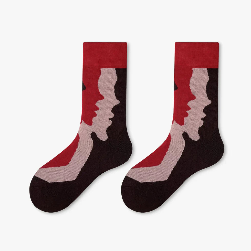 Unisex Shark Motif High-Crew Socks – Urban Streetwear Skate Socks