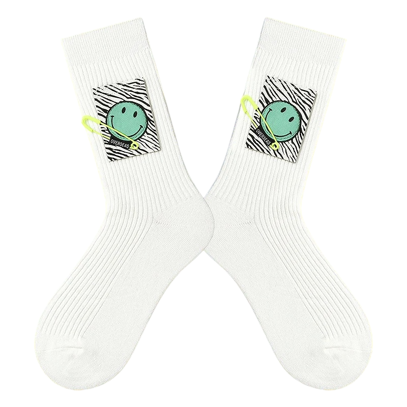 Women’s Hardware Detail Long Socks – Urban Fall Winter Fashion Socks