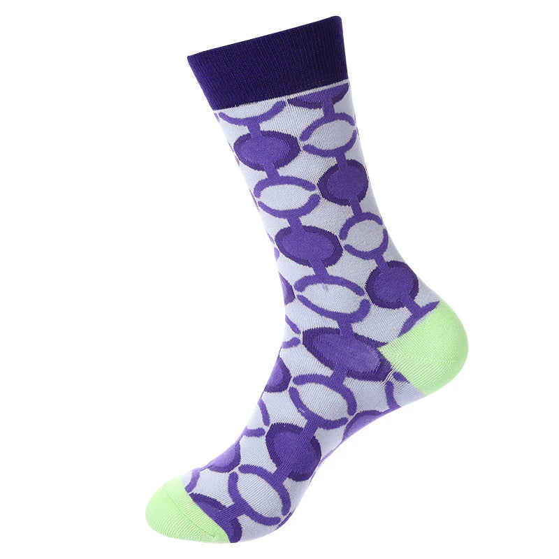 Women’s Classic Tartan Mid-Calf Socks – Minimal British-Inspired Cotton Socks