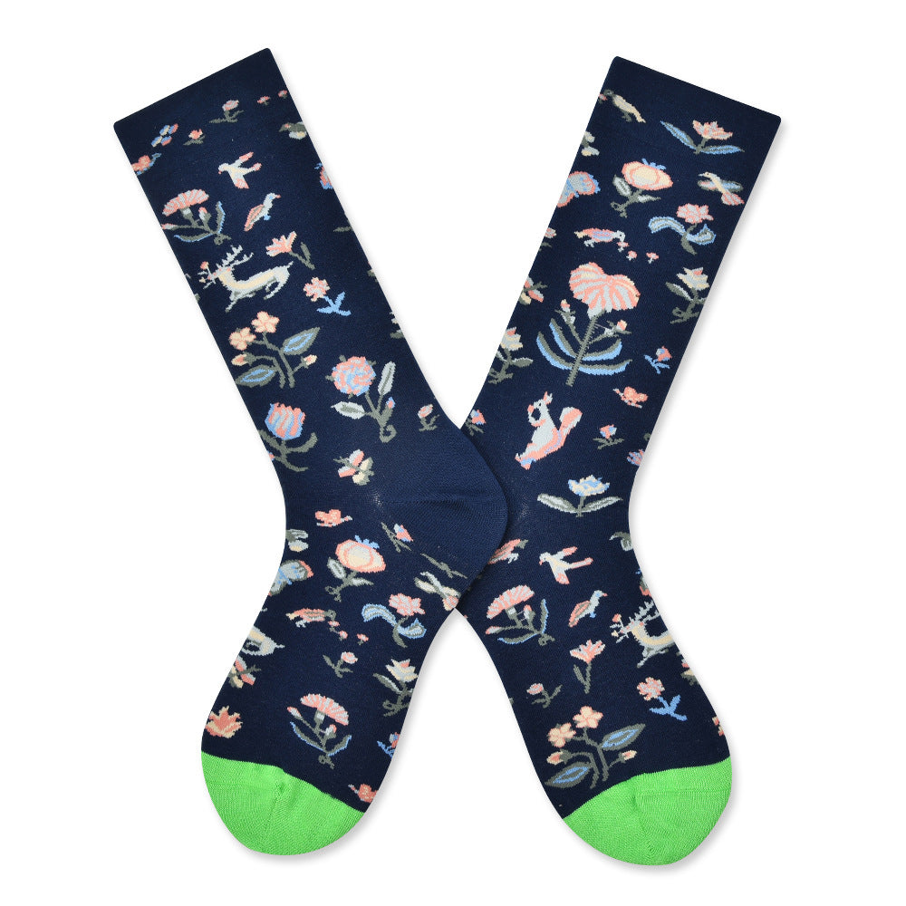 Gallery Edit Combed Cotton Crew Socks
