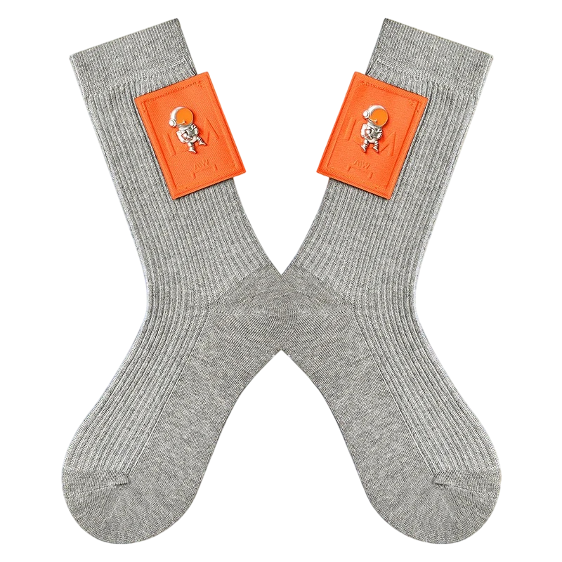 Women’s Punk Accessory Tube Socks – Moisture-Absorbing Autumn Winter Socks