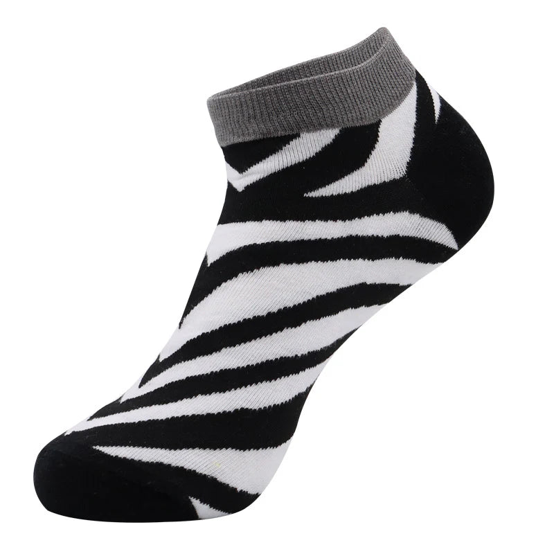 Men’s Fresh Fruit Ankle Socks – Thin Moisture-Absorbing Casual Socks