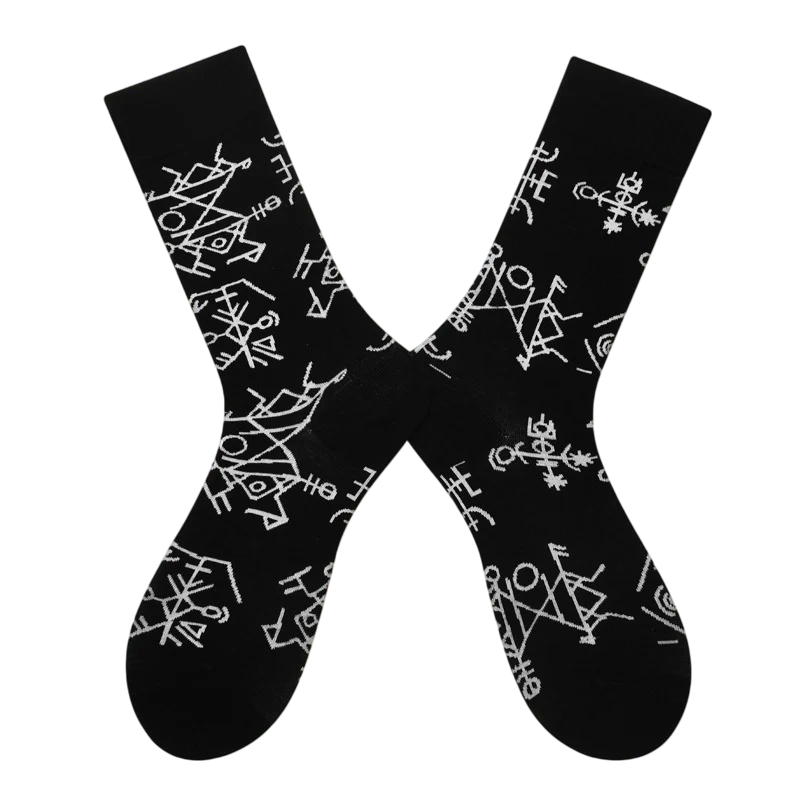Women’s Pop-Art Produce Tall Socks – Colorful Everyday Cotton-Blend Socks