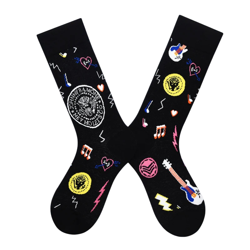 Women’s Scandinavian Animal Art Tube Socks – Cute Vibrant Patterned Long Socks