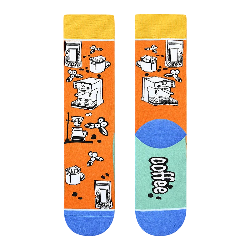 Women’s Playful Animal Figure Long Socks – Casual Cotton-Blend Fall Winter Socks