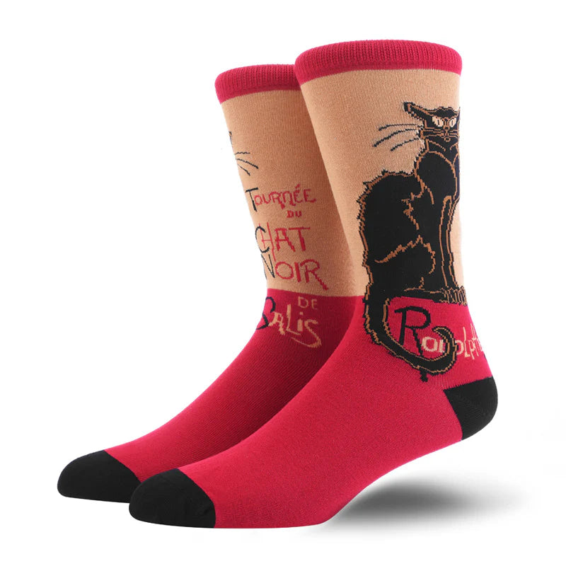 Men’s Urban Leisure Crew Socks – Lightweight Breathable Long Socks