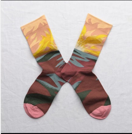 Gallery Edit Combed Cotton Crew Socks