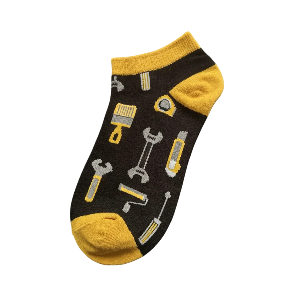 Unisex Vibrant Short Socks – Fun Casual Streetwear Socks for Men and Women