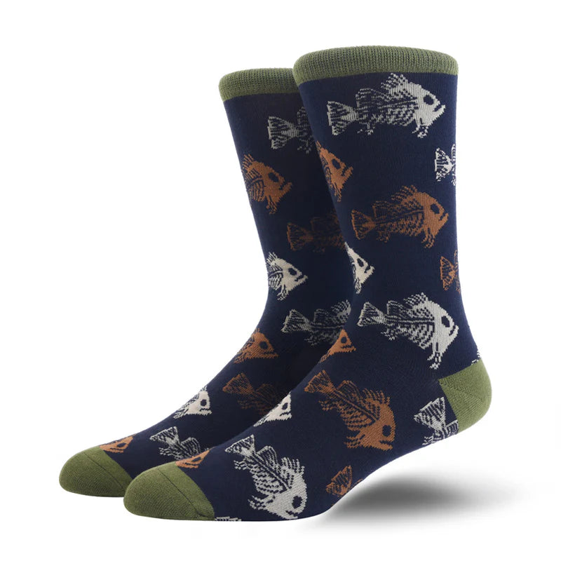 Men’s Urban Leisure Crew Socks – Lightweight Breathable Long Socks